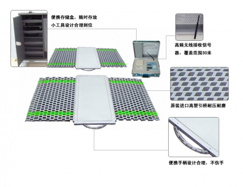 六盤水無(wú)線耐用型便攜式汽車稱重儀